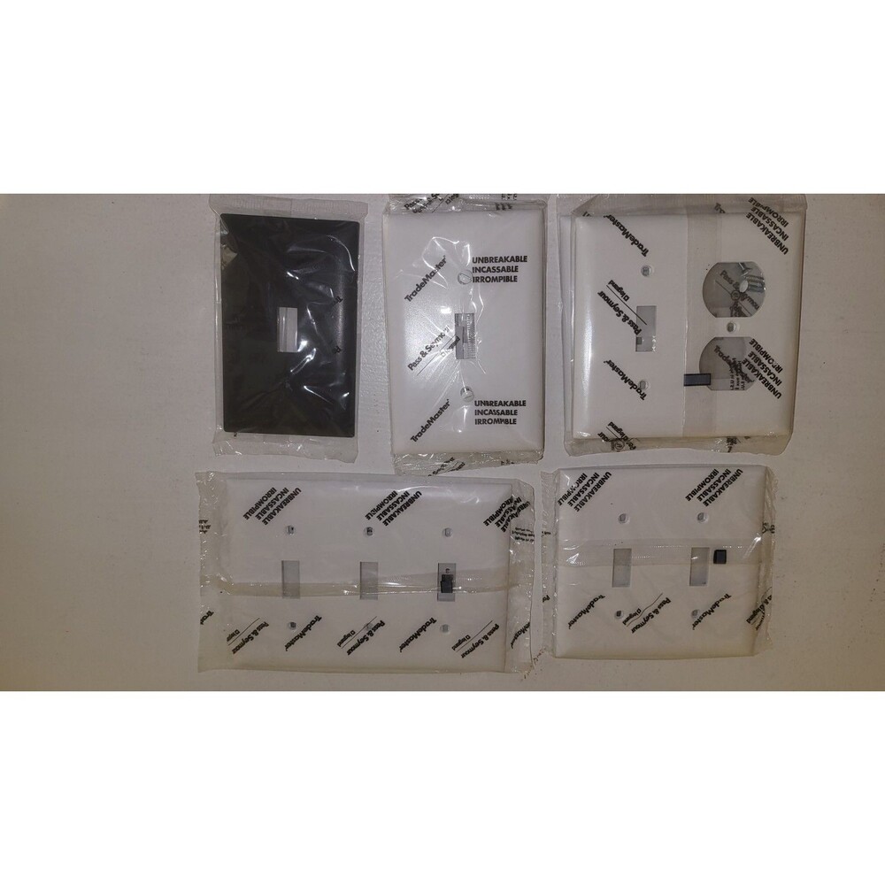 Lot of Lightcovers, wall outlet covers, and wallplates 7 total New